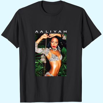 Discover Aaliyah Animal Print Aaliyah Photo T-Shirt