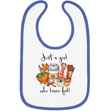 Discover Just A Girl Who Loves Fall Hello Autumn Baby Bib
