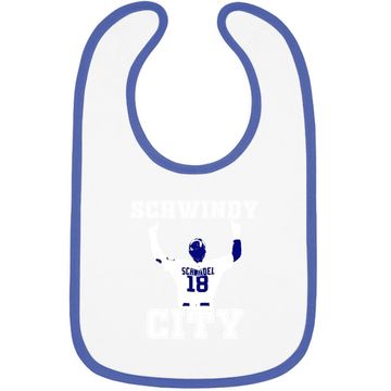 Discover Schwindy City Baseball Baby Bib