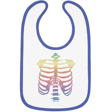 Discover Halloween Skeleton Rib Cage Baby Bib