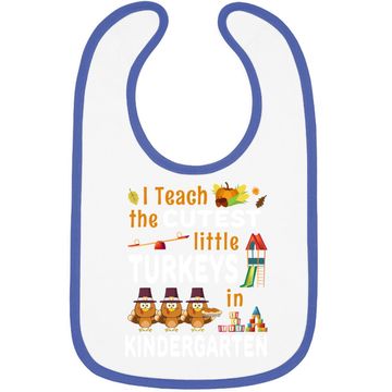 Discover Turkey Kindergarten Teacher Thanksgiving Baby Bib