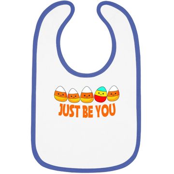 Discover Halloween Be Yourself Be You Candy Corn Baby Bib