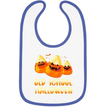 Discover Old School Halloween Candy Corn Baby Bib