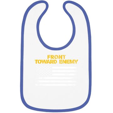Discover Front Toward Enemy Claymore Mine American Flag Baby Bib