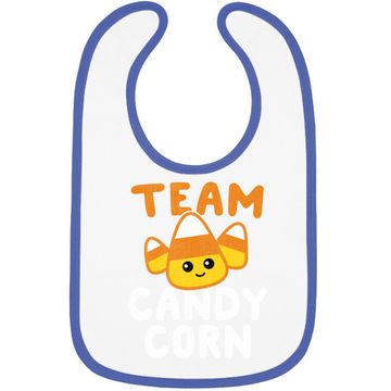 Discover Halloween Team Candy Corn Funny Lazy Baby Bib