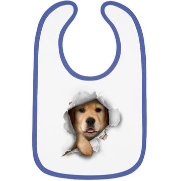 Discover Golden Retriever Baby Bib