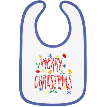 Discover Merry Christmas Baby Bib