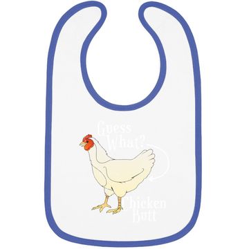 Discover Guess What Chicken Butt Baby Bib