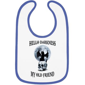 Discover Hello Darkness My Old Friend Baby Bib