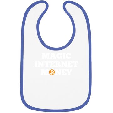 Discover Btc Bitcoin Magic Internet Money Crypto Cryptocurrency Baby Bib