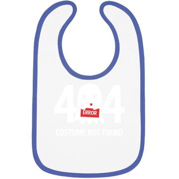 Discover Error 404 Costume Not Found Ghost Halloween Costume Baby Bib
