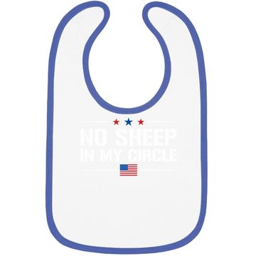 Discover No Sheep In My Circle Baby Bib