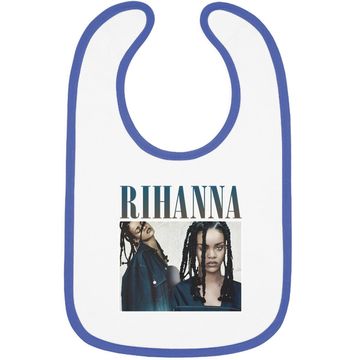Discover Rihanna Rap Hip Hop 90s Retro Baby Bib