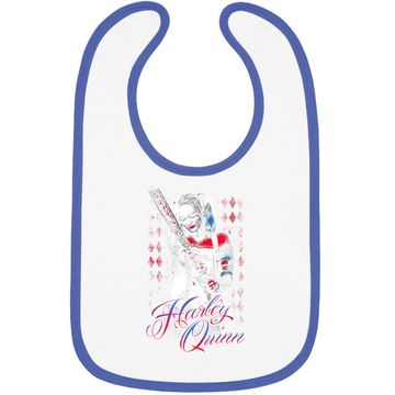 Discover Suicide Squad Harley Quinn Bat Baby Bib