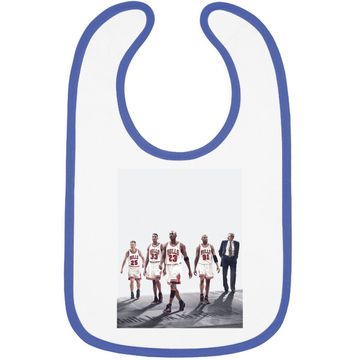 Discover The Last Dance Bib Michael Jordan Scottie Pippen Dennis Rodman Baby Bib