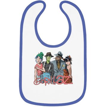 Discover Gorillaz Merch Poster Baby Bib