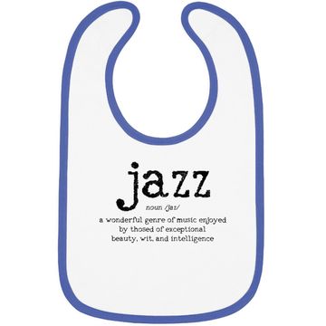 Discover Jazz Music Definition Dictionary Baby Bib