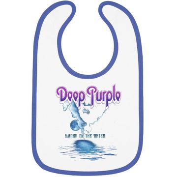 Discover Deep Purple Smoke On The Water Baby Bib