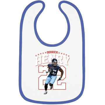 Discover Derrick Henry 22 Tennesese Titan Baby Bib