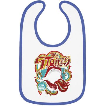 Discover Rolling Stones Vintage Baby Bib