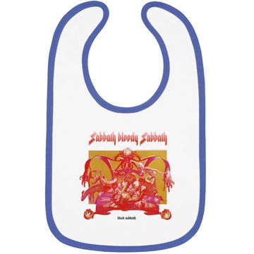 Discover Black Sabbath  Sabbath Bloody Sabbath Bright Baby Bib