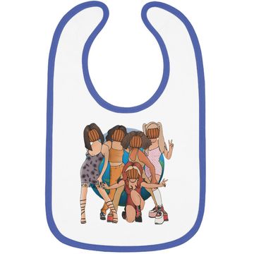 Discover Pumpkin Spice Girls Baby Bib