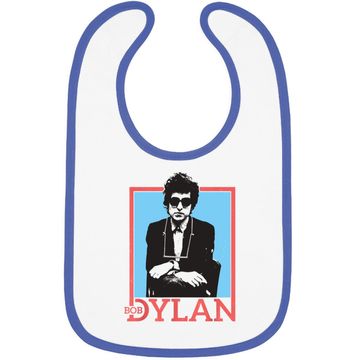 Discover Bob Dylan Outline ly Licensed Baby Bib