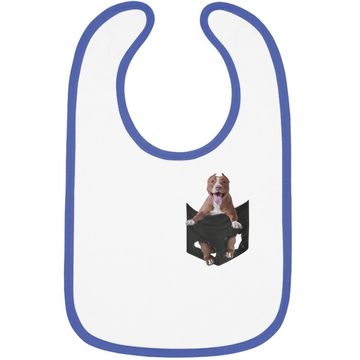 Discover Pitbull In Pocket Baby Bib