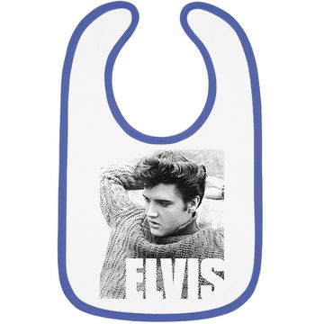 Discover Elvis Presley Relaxing Poster Popfunk Baby Bib