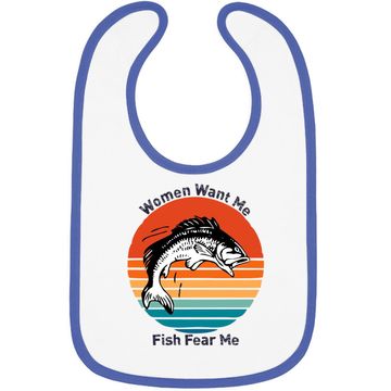 Discover Want Me Fish Fear Me Classic Baby Bib