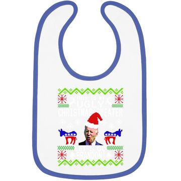 Discover Let's Go Brandon Ugly Christmas Baby Bib