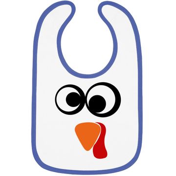 Discover Cute Turkey Fall Thanksgiving Baby Bib