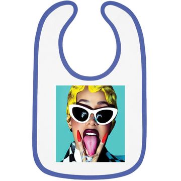 Discover Cardi B Album Cover Drag Queen Cool Baby Bib