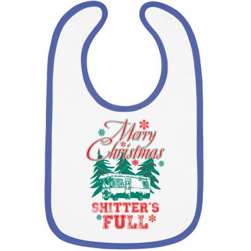 Discover Merry Christmas Shitter's Full Classic Baby Bib