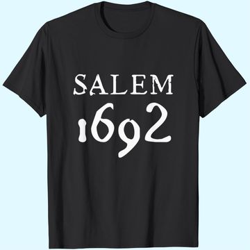 Discover Salem 1692 Witch Halloween Wicca Occult Witchcraft History T-Shirt