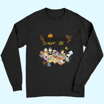Discover Happy Thanksgiving Peanuts Party Long Sleeves