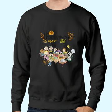 Discover Happy Thanksgiving Peanuts Party Sweatshirts
