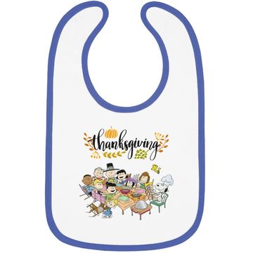 Discover Happy Thanksgiving Peanuts Party Bibs