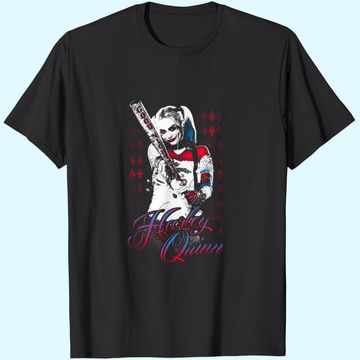 Discover Suicide Squad Harley Quinn Bat T-Shirt