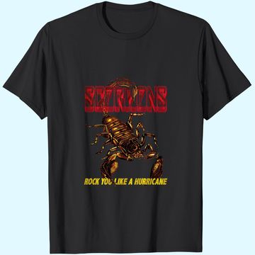 Discover Scorpions German Rock Band IRL Black Adult T-Shirt