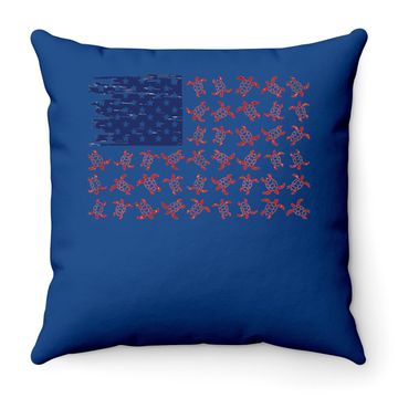 Discover Turtle Flag Classic Throw Pillow