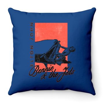Discover Elton John Bennie And The Jets Throw Pillow