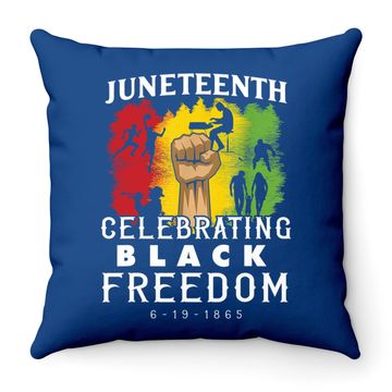 Discover Juneteenth Throw Pillow Celebrate Black Freedom