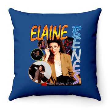 Discover Seinfeld Nothing Elaine Benes Throw Pillow