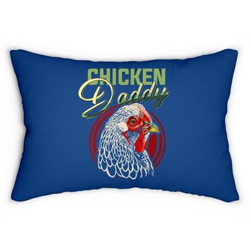 Discover Chicken Daddy Lumbar Pillow
