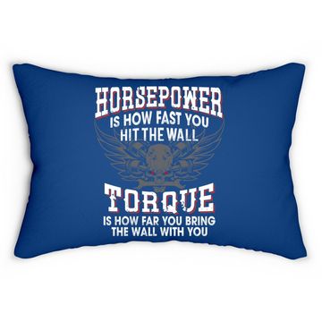 Discover Mechanic Lumbar Pillow Horsepower Torque Funny Lumbar Pillow
