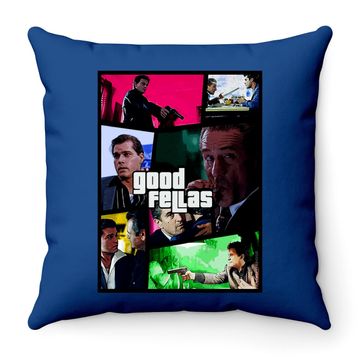 Discover Goodfellas Poster Version Gta Throw Pillow