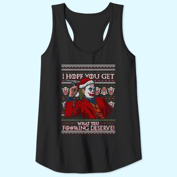 Discover Joker Ugly Christmas Tank Tops