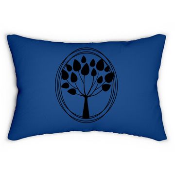 Discover Tree Circle Lumbar Pillow