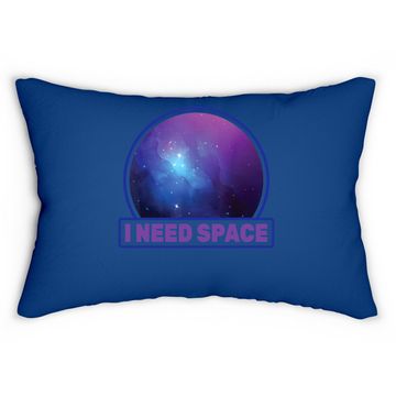 Discover Star Gazing - I Need Space - Astronomer - Lumbar Pillow